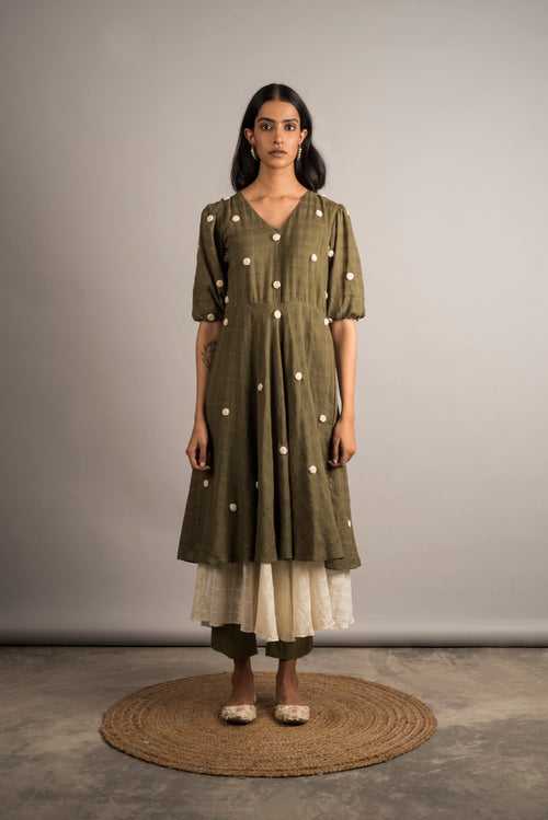 Moss Green Layered Tunic