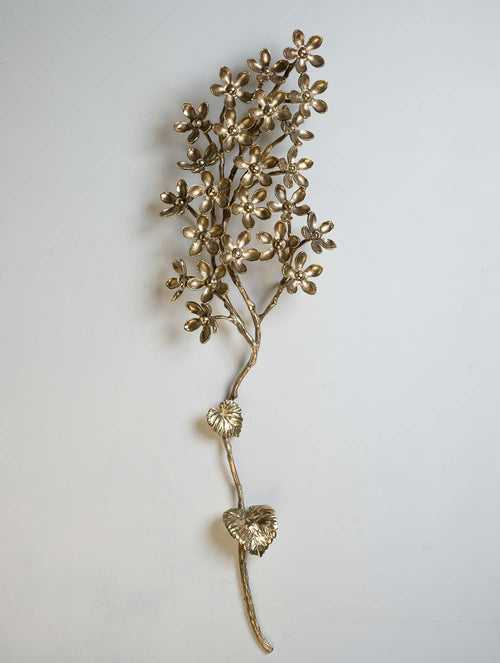 Exclusive Brass Curio - Pagoda Wall Flowers (Large)