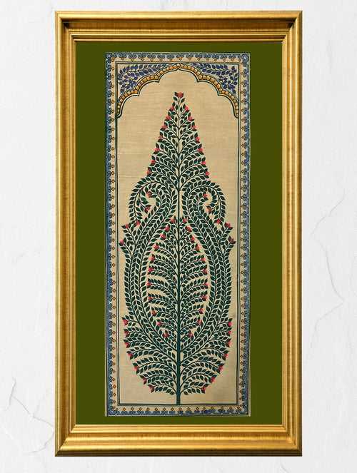 Exclusive Pattachitra Art Silk Painting - Tree Of Life