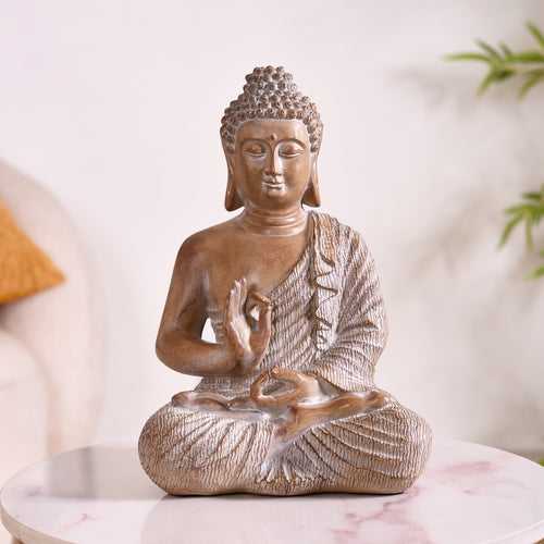 Meditating Buddha Mudra Showpiece For Home Decor