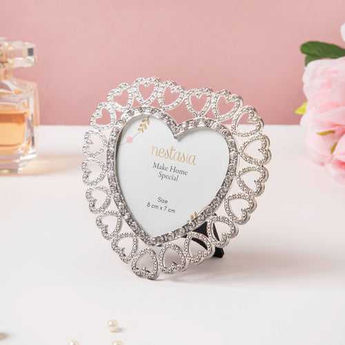 Crystal Heart Frame 5 Inch