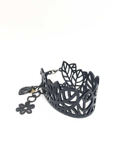 Black Leaf Bracelet