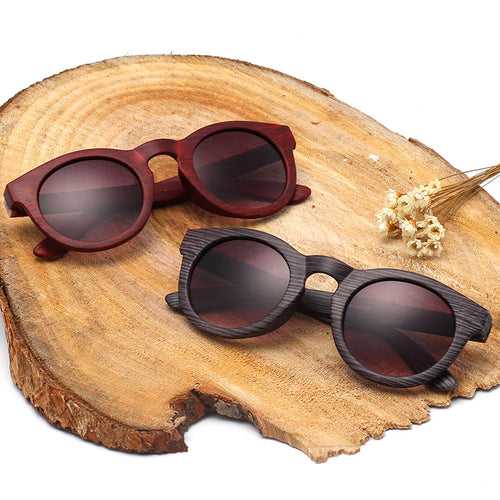 Vintage Wood Style Sunglasses