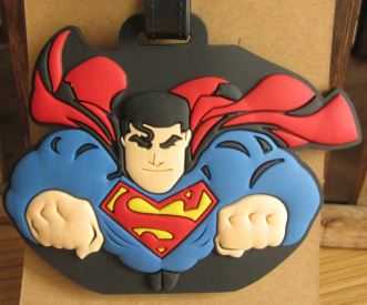 Superman Luggage Tag
