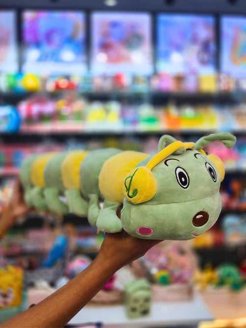 Caterpillar With Headphones Soft Toy
