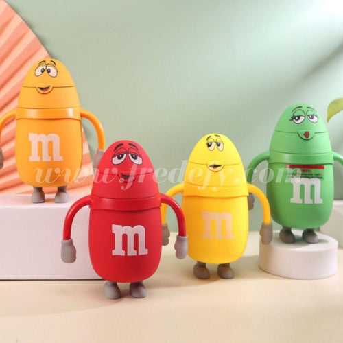 Handheld Colourful M&M Sipper - 300 ml