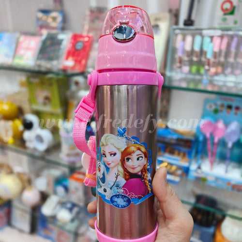 Insulated Steel Cartoon Sipper With Sling - 500 ml