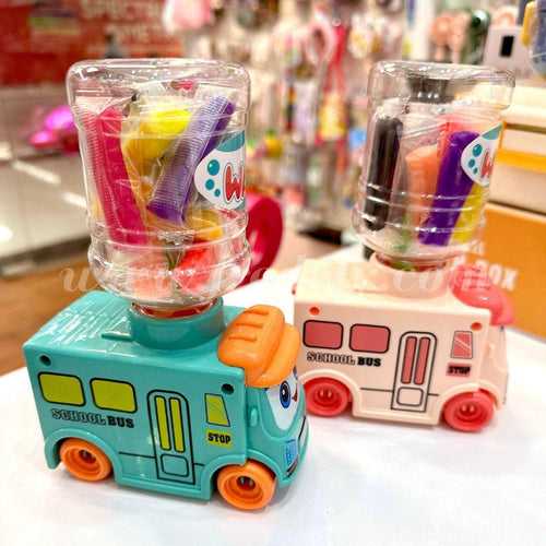 Kids Play Clay With Water Dispenser Truck