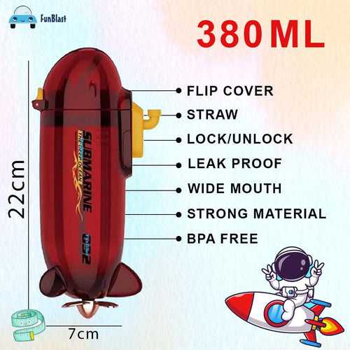 Steel Submarine Bottle - Hot & Cold - 380 ml