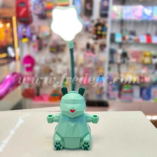 Teddy Lamp With Pencil Stand
