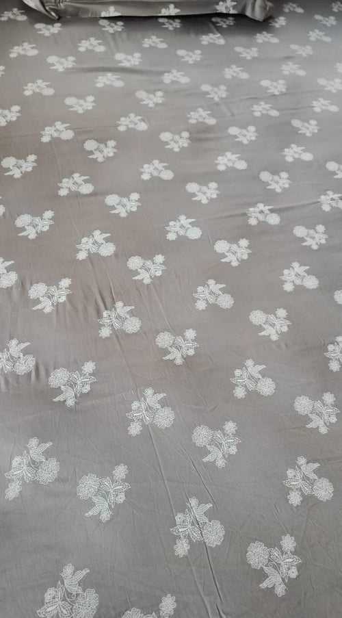 Luxor Premium Cotton Small Floral SINGLE BEDSHEET (60x 90in)