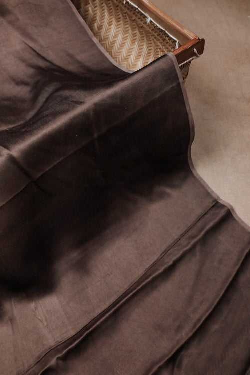 Brown Plain Modal Silk Fabrics Modal Silk Fabric