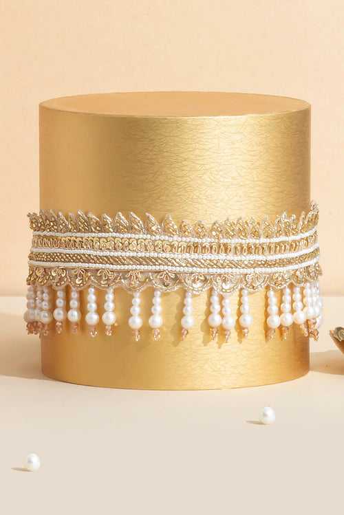 Rabia Gold Embroidered Belt