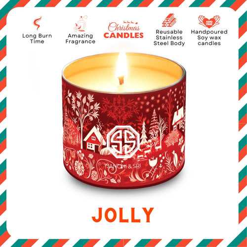 Jolly - Stainless Steel Single Wick Candle