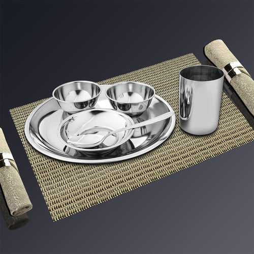 Stainless Steel 6 PCS Thali Set Delight