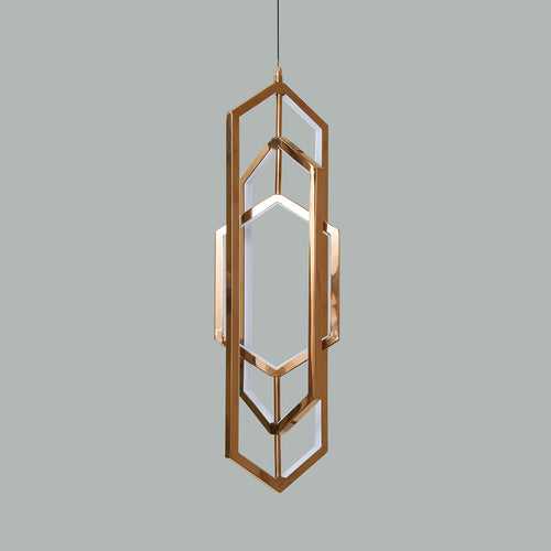 Paradise Large Rose Gold LED Pendant Light