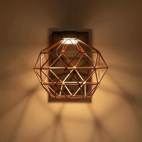 Sol Copper LED Wall Light