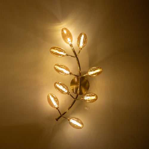 Fern Amber LED Wall Light