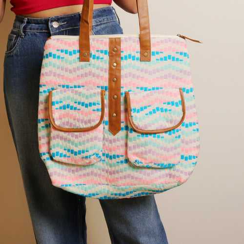 Blue Wave Sea Breeze Tote