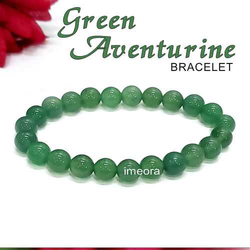 Certified Green Aventurine 8mm Natural Stone Bracelet