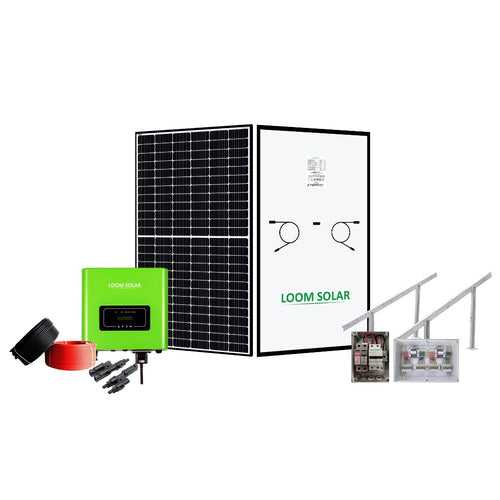 Loom Solar 3kW Grid Connected Rooftop Solar System