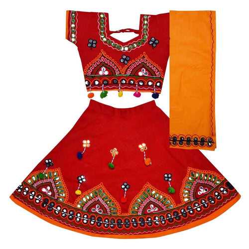 Girl's Cotton Ghaghra Choli, Leghnga Choli, Chania Choli 143rd