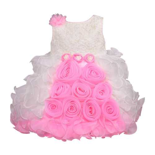 Baby Girls Party Wear Frock Dress bxa170bpnk