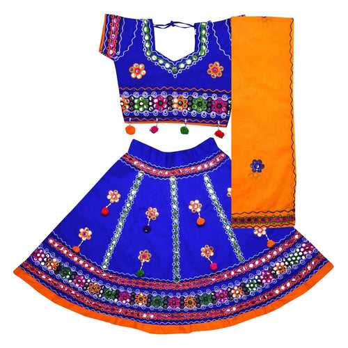 Girl's Cotton Ghaghra Choli, Leghnga Choli, Chania Choli 144b