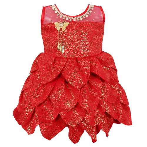 Baby Girls Party Wear Frock Dress Fe2441rd