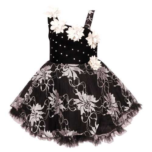 Baby Girls Party Wear Frock Dress fe1102silnw