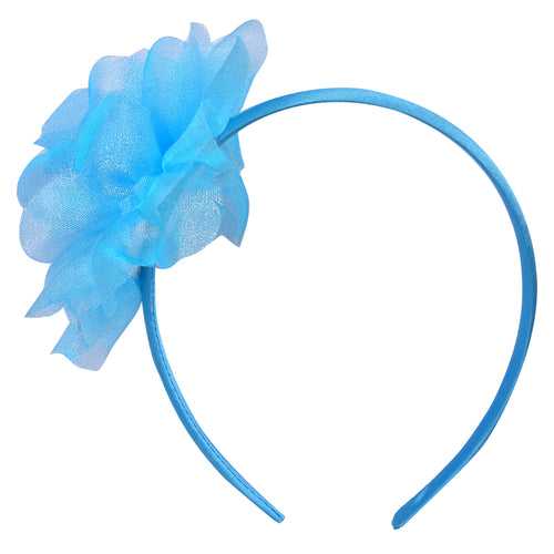 Bby Girls fluffy hairband Blue