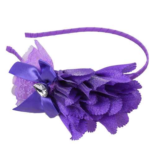 Bby Girls fluffy hairband violet