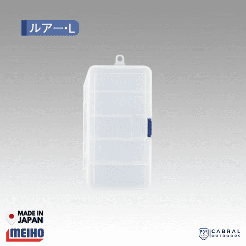 Meiho Lure Case L | 5 Compartments Tackle Box