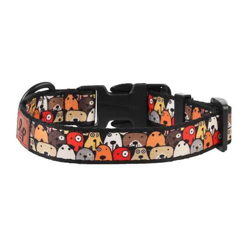 Dog Collar Belt (Multi) - Who Let The Dogs Out