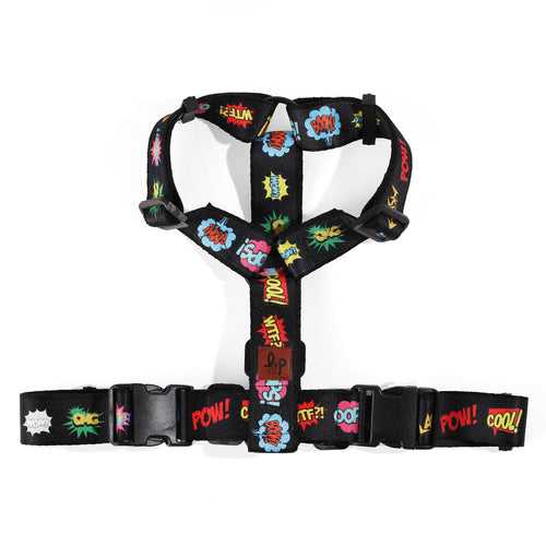 Dog H Harness/ Halter Dog Harness - Comic Strip