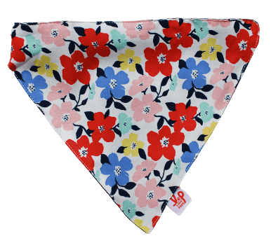 Adjustable Dog Bandana/ Dog Scarf (100% Cotton) - Posy