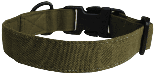 Dog Collar Neck Belt - Olive Green