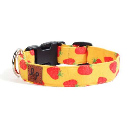 Dog Collar Neck Belt - Strawberry Fields Forever