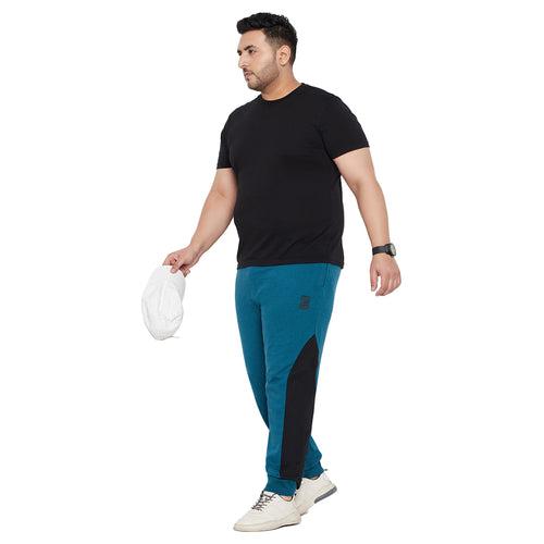 Men Plus Size Casio Colorblock Trackpant