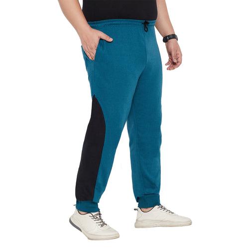 Men Plus Size Casio Colorblock Trackpant