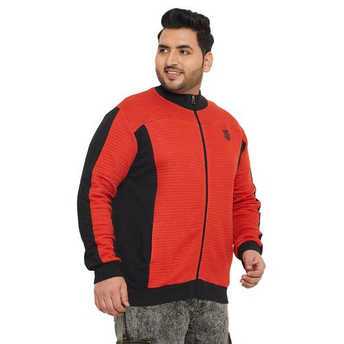 Men Plus Size Catch Colorblock Sweatshirt