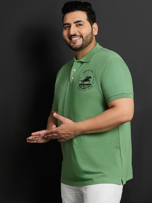 Men Plus Size Gizmo Printed Polo Tshirt