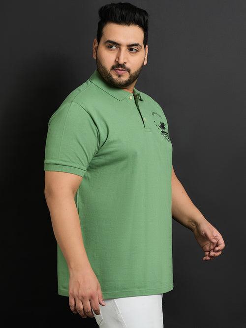 Men Plus Size Gizmo Printed Polo Tshirt