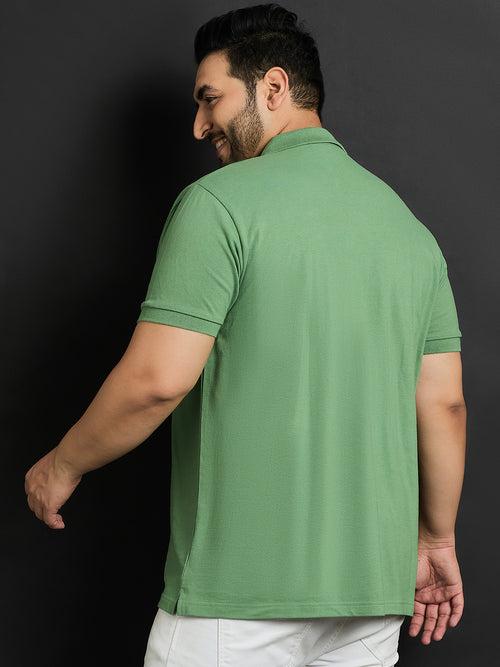 Men Plus Size Gizmo Printed Polo Tshirt