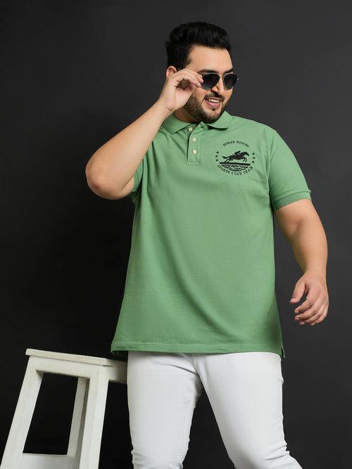 Men Plus Size Gizmo Printed Polo Tshirt