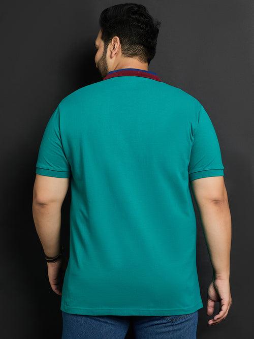 Men Plus Size Guilin Printed Polo Tshirt