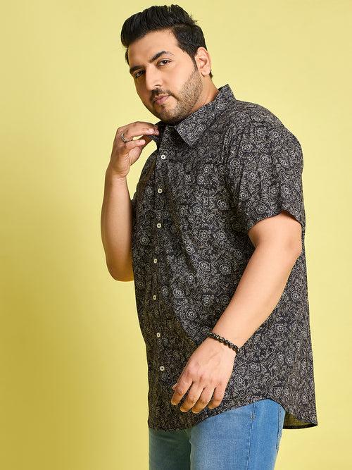 Men Plus Size Munich Printed Shirt