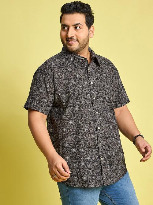 Men Plus Size Munich Printed Shirt