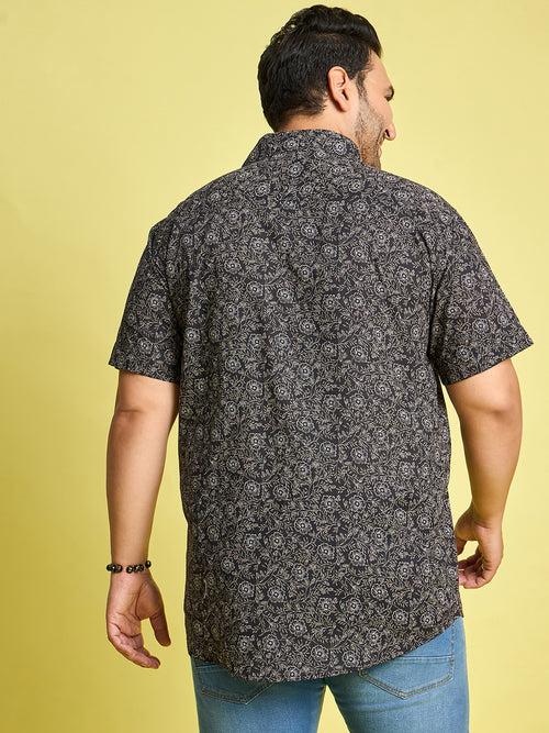 Men Plus Size Munich Printed Shirt