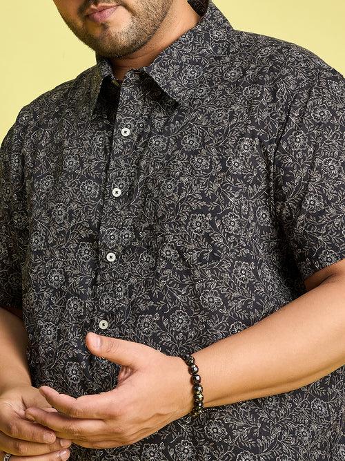 Men Plus Size Munich Printed Shirt